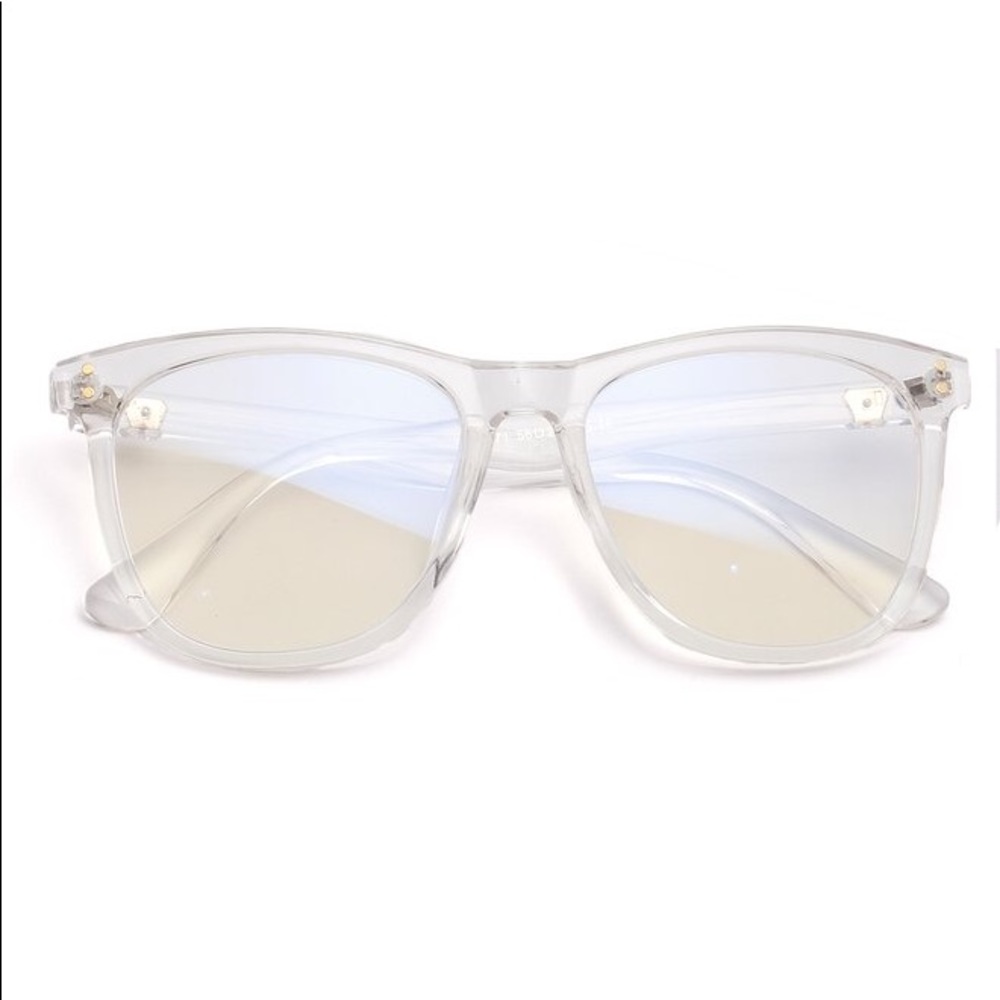 3 Anti-Blue Light Glasses | Square | Clear